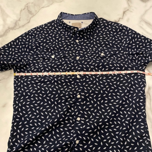 Jachs New York men’s button-down short sleeve shirt size m - Picture 3 of 13